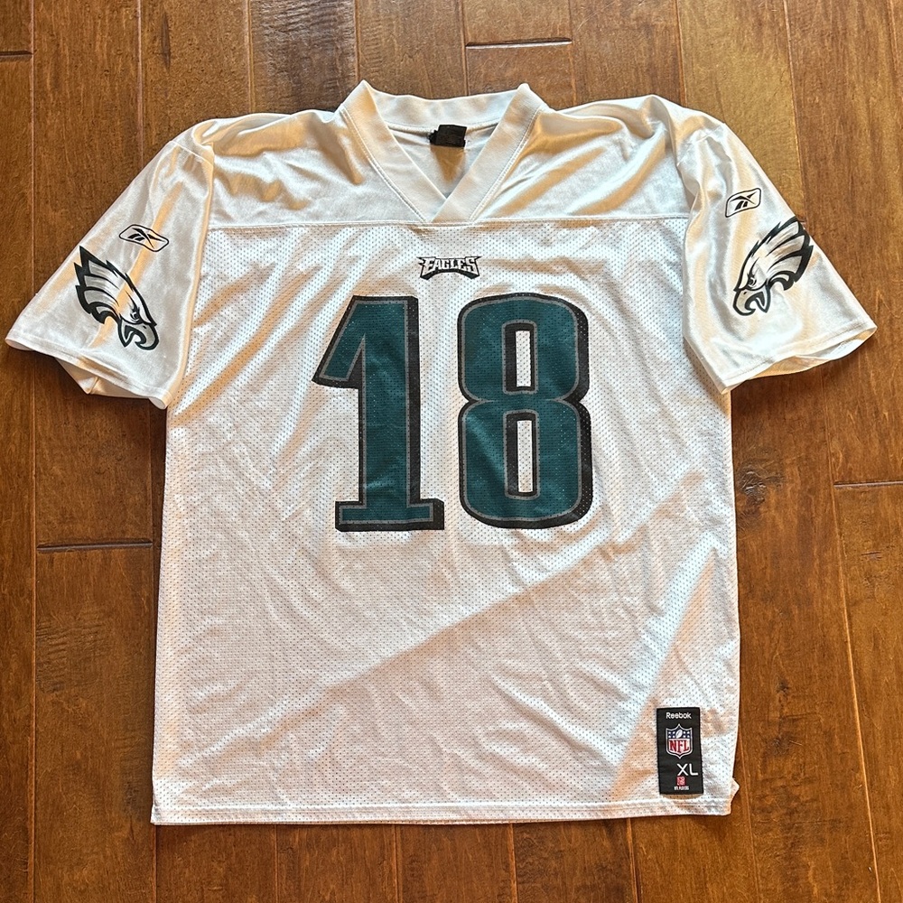 Philadelphia Eagles Reebok NFL Team Apparel Jeremy Maclin #18 White Jersey XL